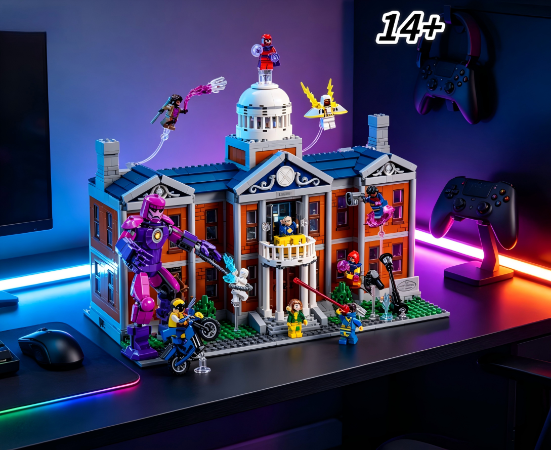 Art Craft Market - 2026New 76294 3093PCS Mutant Academy Base