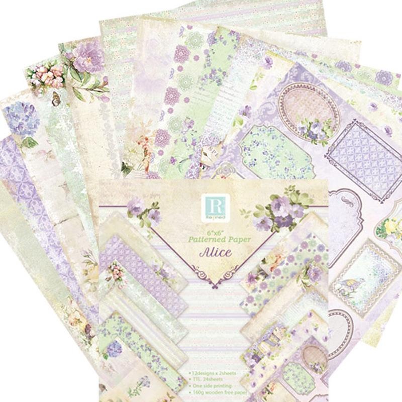 Light Art And Craft - 24 Sheets Light Purple Flower Craft