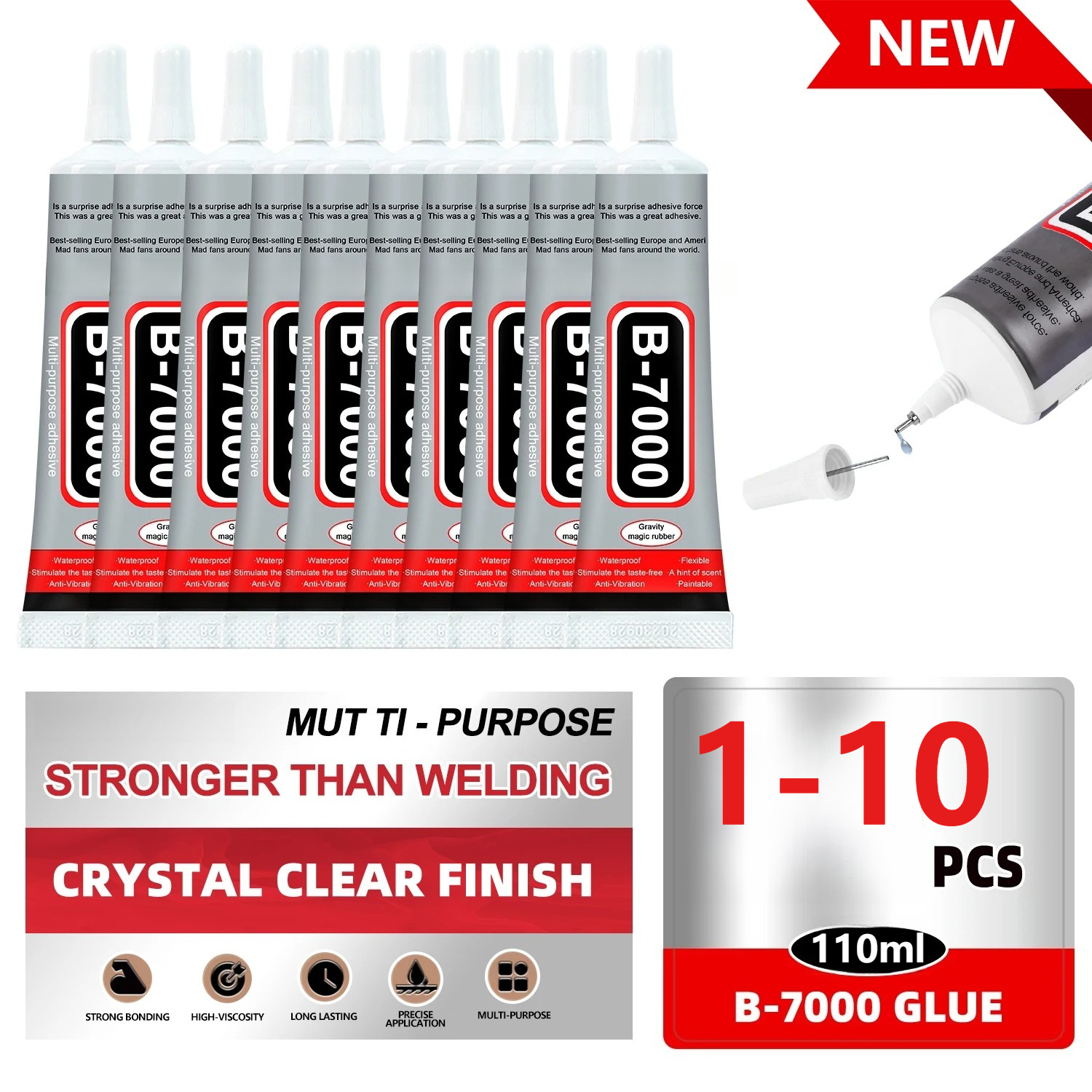 Art Craft Market - Super Glue B-7000 Loolifl 1-10Pcs Safety