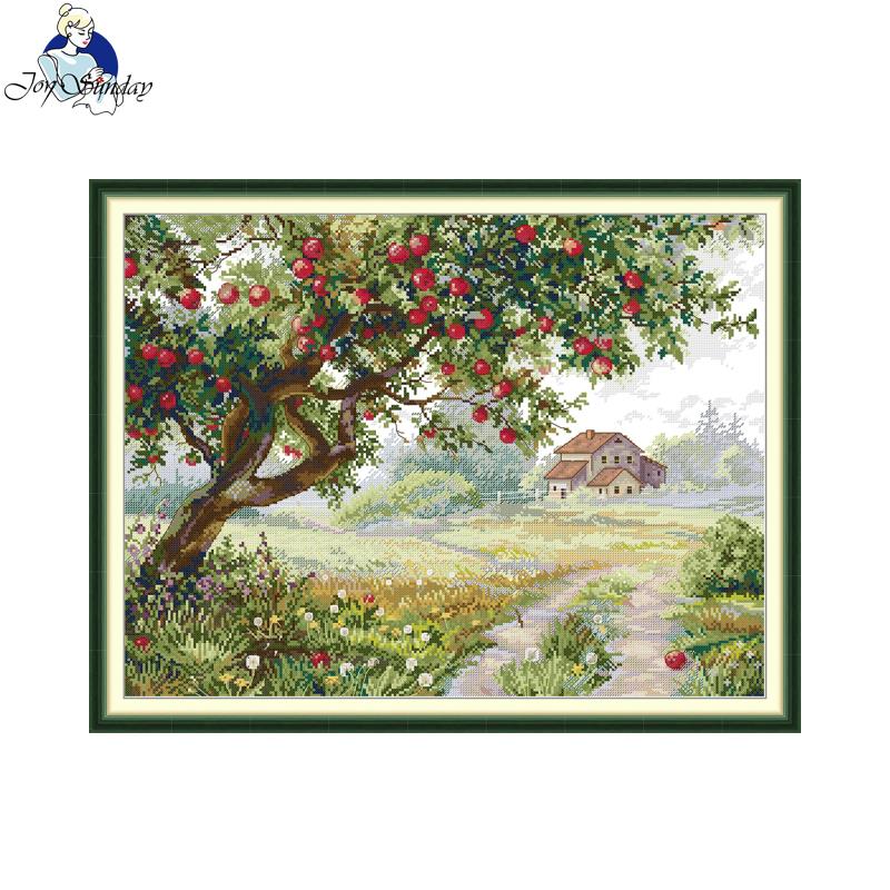 Art Craft Tree - Joy Sunday Cross Stitch Kit Old