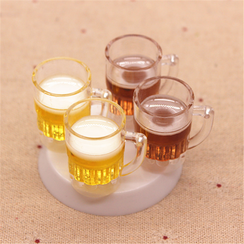 Art Craft Love - 5pcs 3D Kawaii Resin Plastic Beer