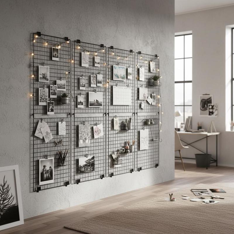 Art Craft Board - 3 Packs Grid Wall Panels, 2