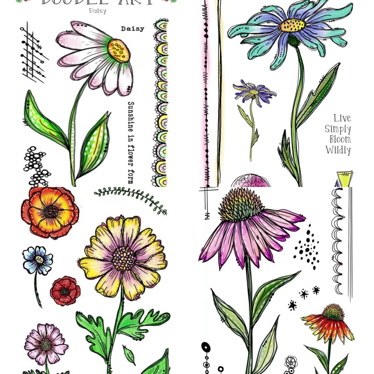 Art Craft Tree - 2026 New A6 Doodle Art Stamps