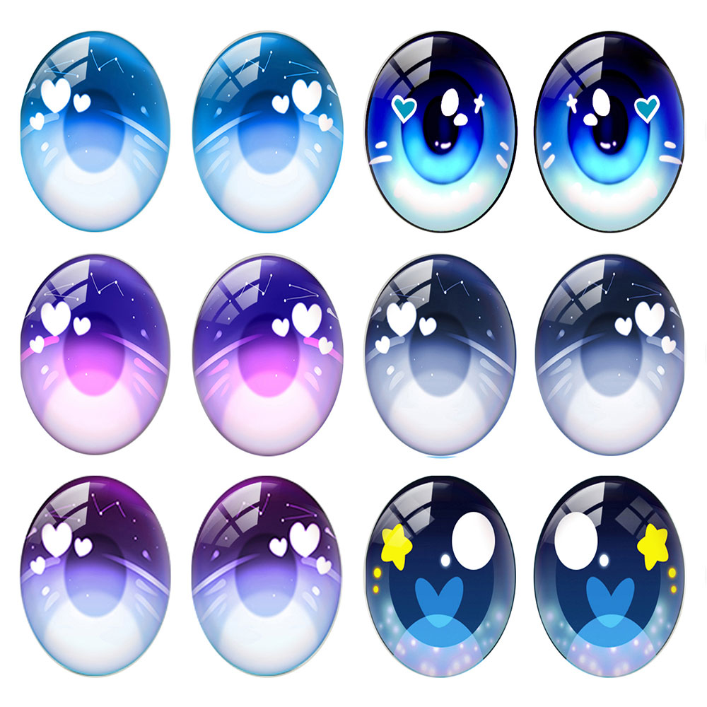 5pairs/lot Oval Blue Bling Car - مراجعة Art Craft Eyes وسعره