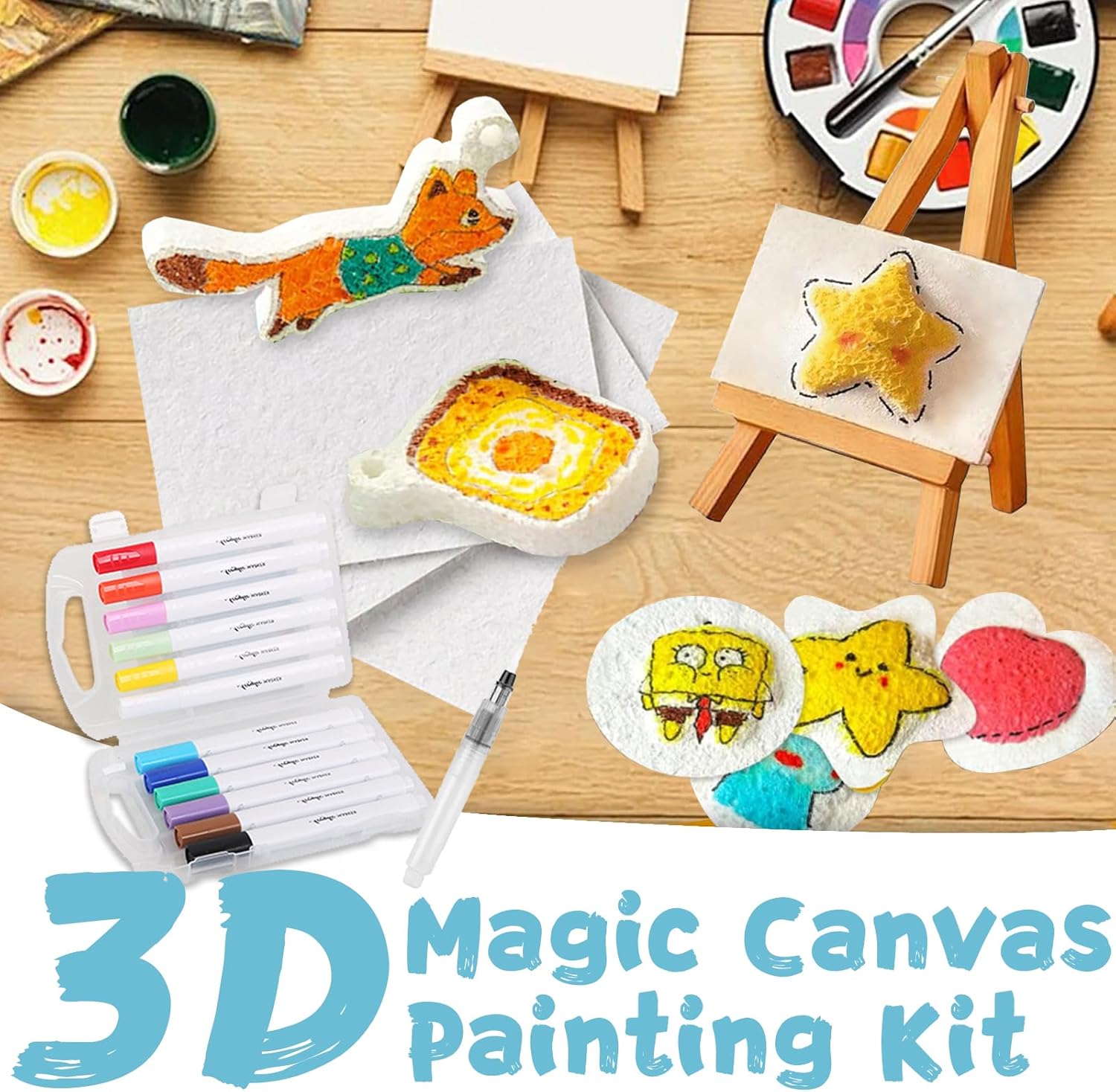 3D Puffy Foam Texture Painting - مراجعة Art Craft Board وسعره
