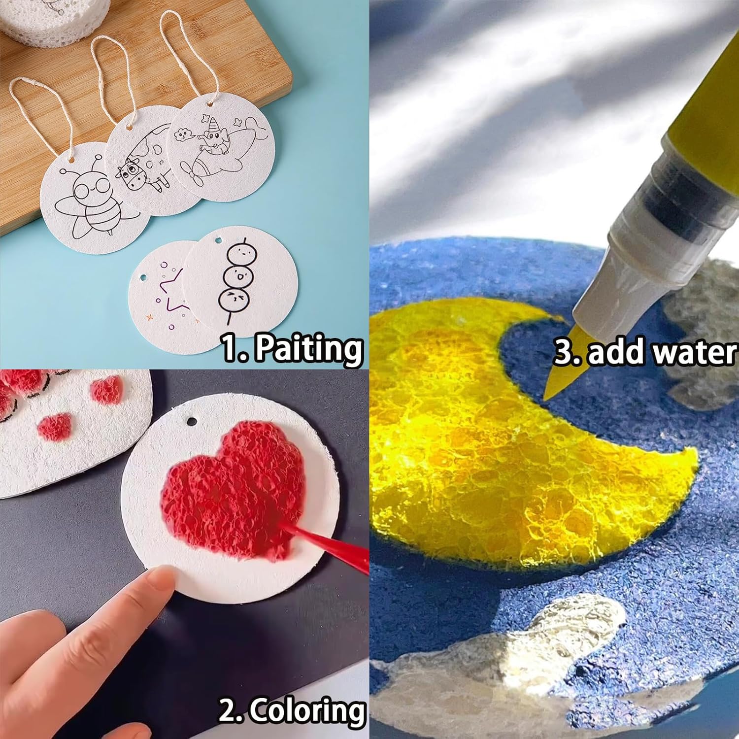 3D Puffy Foam Texture Painting - مراجعة Art Craft Board وسعره