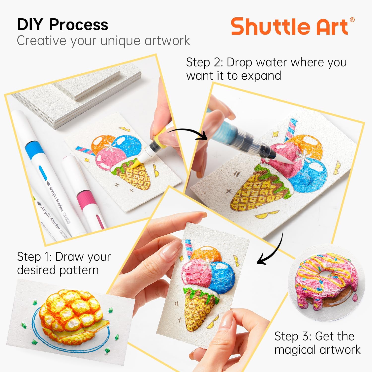 3D Puffy Foam Texture Painting - مراجعة Art Craft Board وسعره