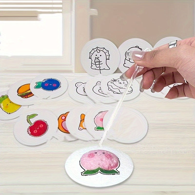 20pcs 3D Round Board Paper – F - مراجعة Art Craft Board وسعره