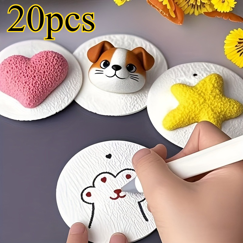 20pcs 3D Round Board Paper – F - مراجعة Art Craft Board وسعره