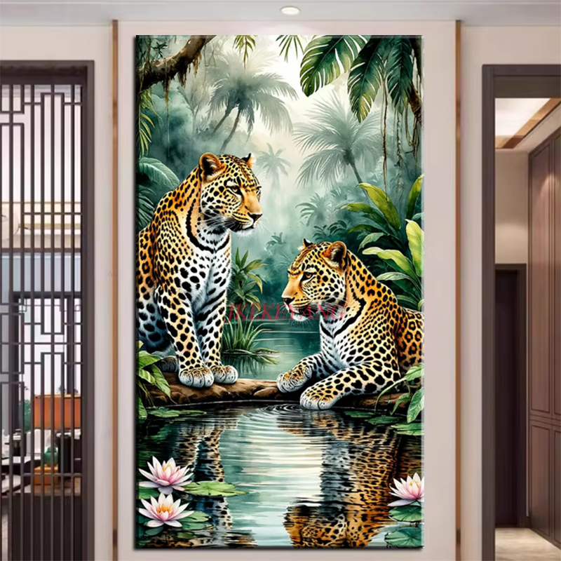 New Jungle Forest Landscape 5D - مراجعة Art And Craft Jungle وسعره