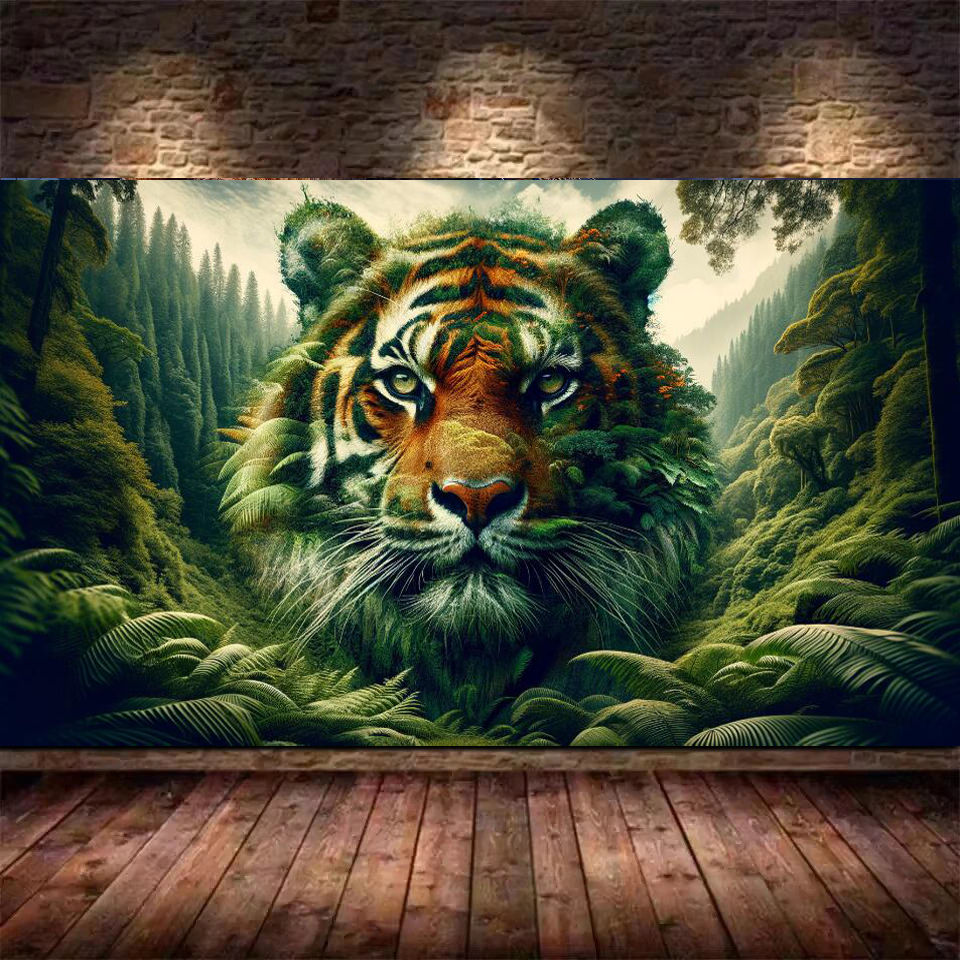 The Tiger Of Jungle Diamond Pa - مراجعة Art And Craft Jungle وسعره