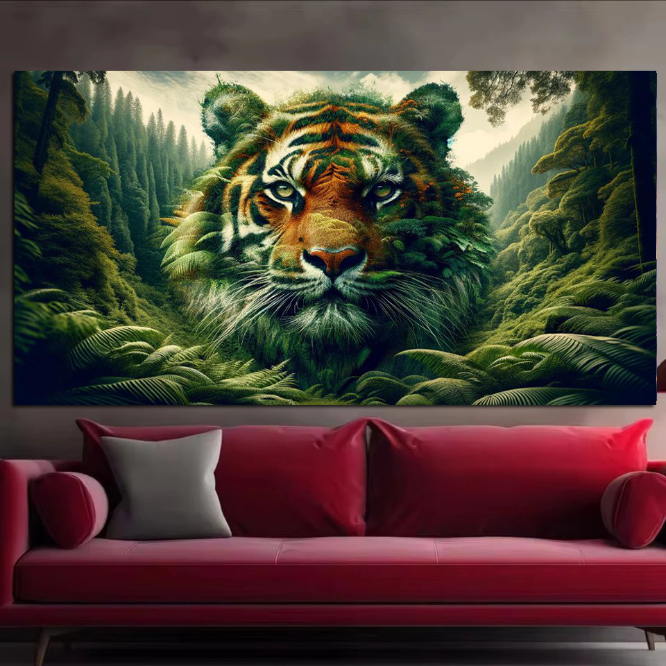 The Tiger Of Jungle Diamond Pa - مراجعة Art And Craft Jungle وسعره