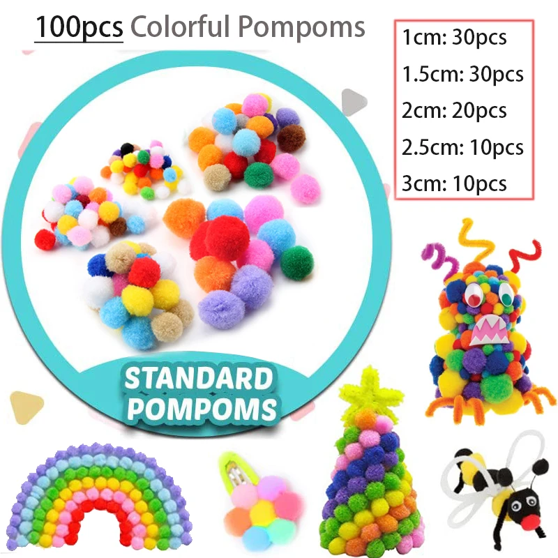 Kids Creative Plush Stick Pomp - مراجعة Art Craft Eyes وسعره