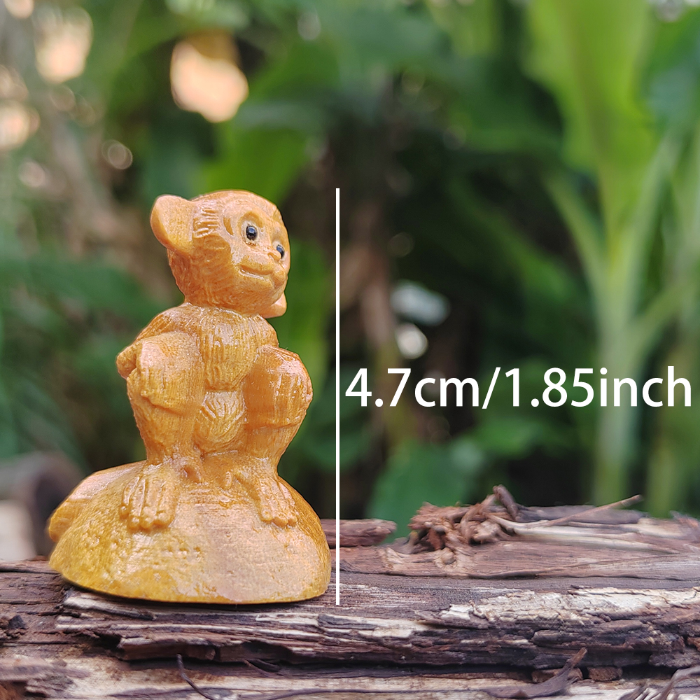 Monkey Wood Carving Statue, An - مراجعة Art And Craft Jungle وسعره