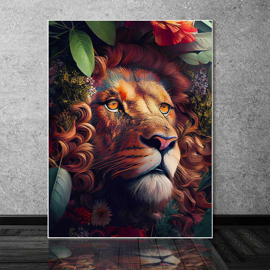Jungle Lion Avatar Diamond Pai - مراجعة Art And Craft Jungle وسعره