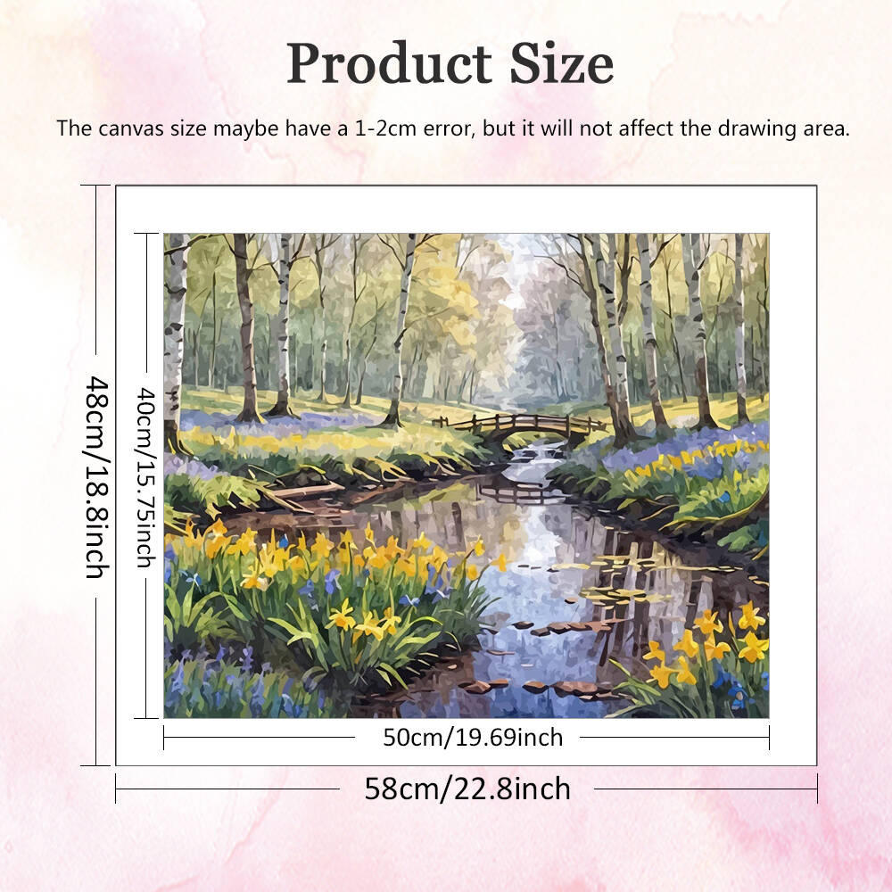 DIY Painting By Numbers Landsc - مراجعة Art Craft Tree وسعره