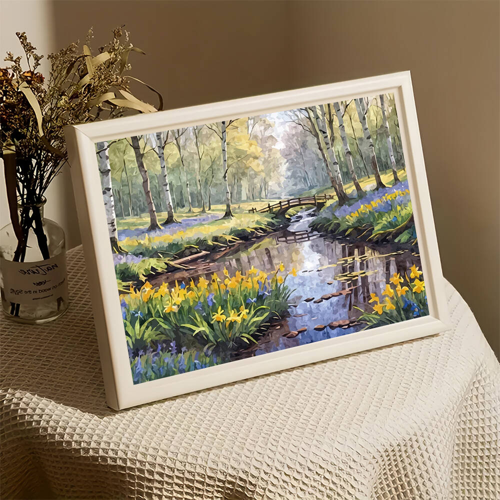 DIY Painting By Numbers Landsc - مراجعة Art Craft Tree وسعره