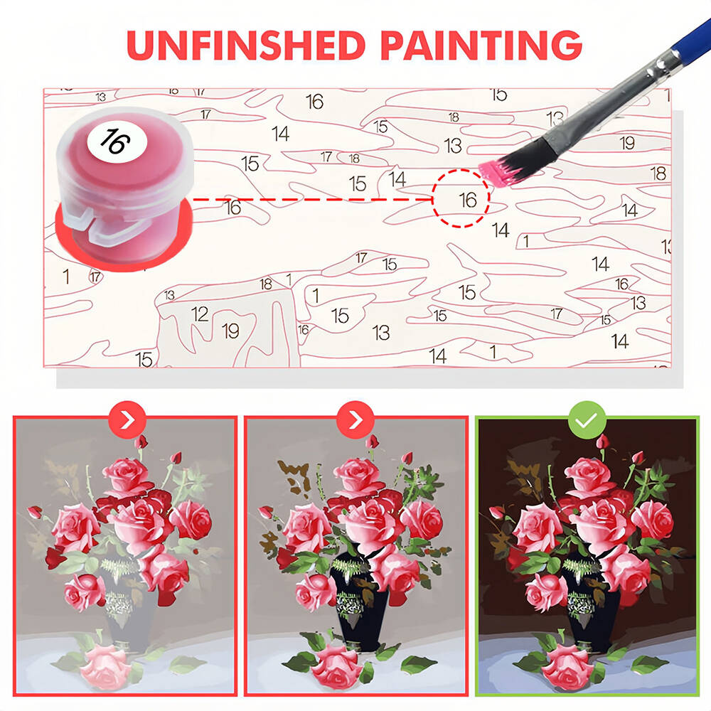 DIY Painting By Numbers Landsc - مراجعة Art Craft Tree وسعره