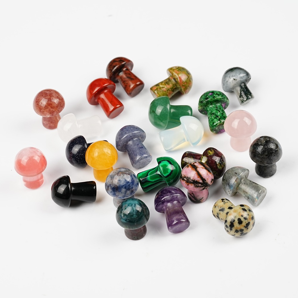 Natural Crystal Mushroom Gemst - مراجعة Art And Craft Jungle وسعره