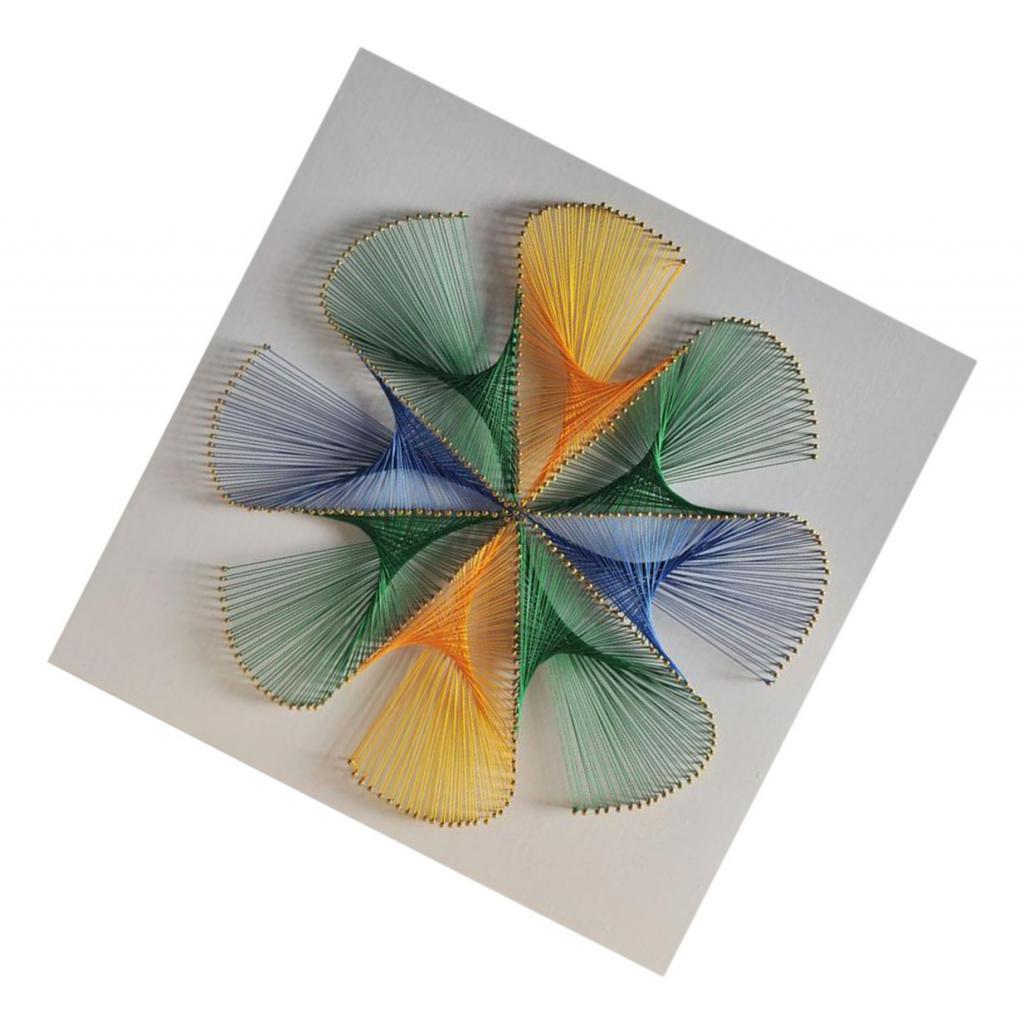 Nail String Art Kit Flower Des - مراجعة Art Craft Board وسعره