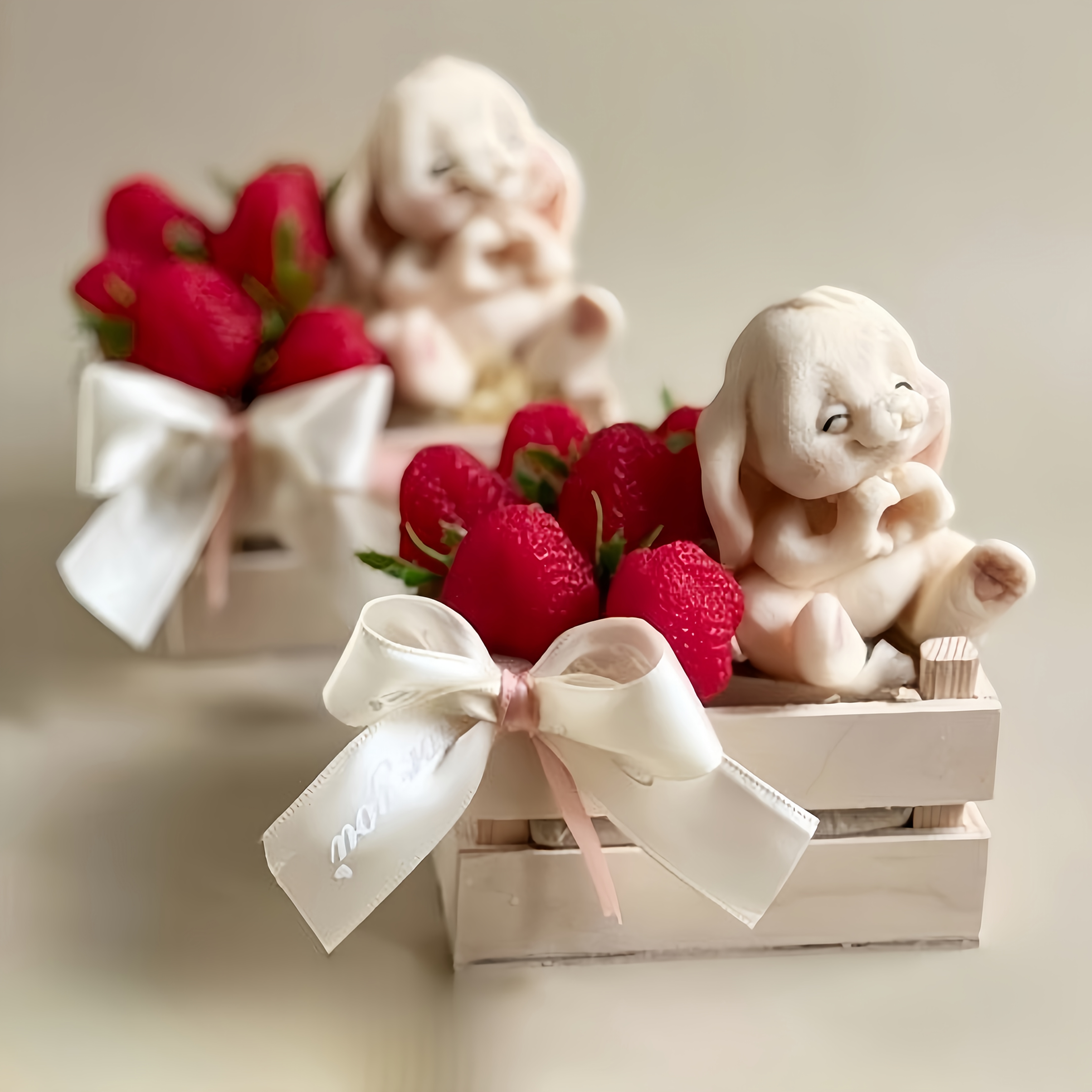 1pc Adorable Rabbit Resin Sili - مراجعة Art Craft Eyes وسعره