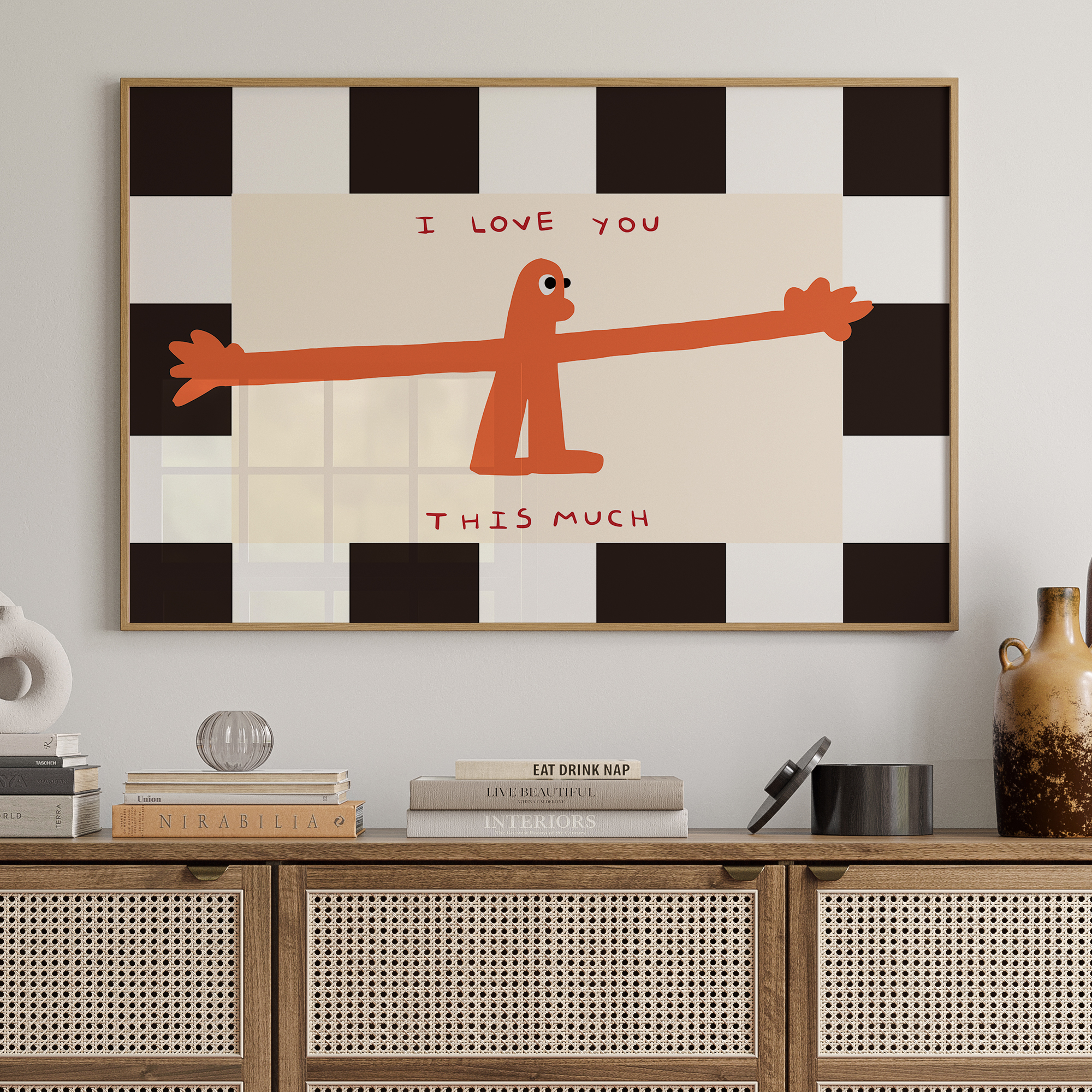 I Love You This Much Quote Wal - مراجعة Art Craft Love وسعره