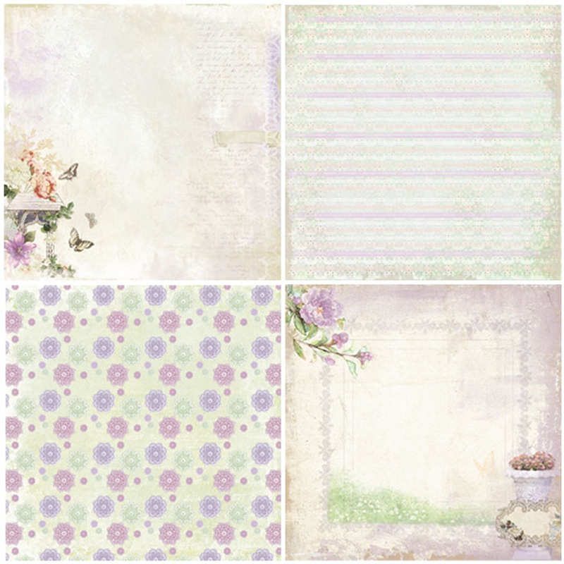 24 Sheets Light Purple Flower  - مراجعة Light Art And Craft وسعره