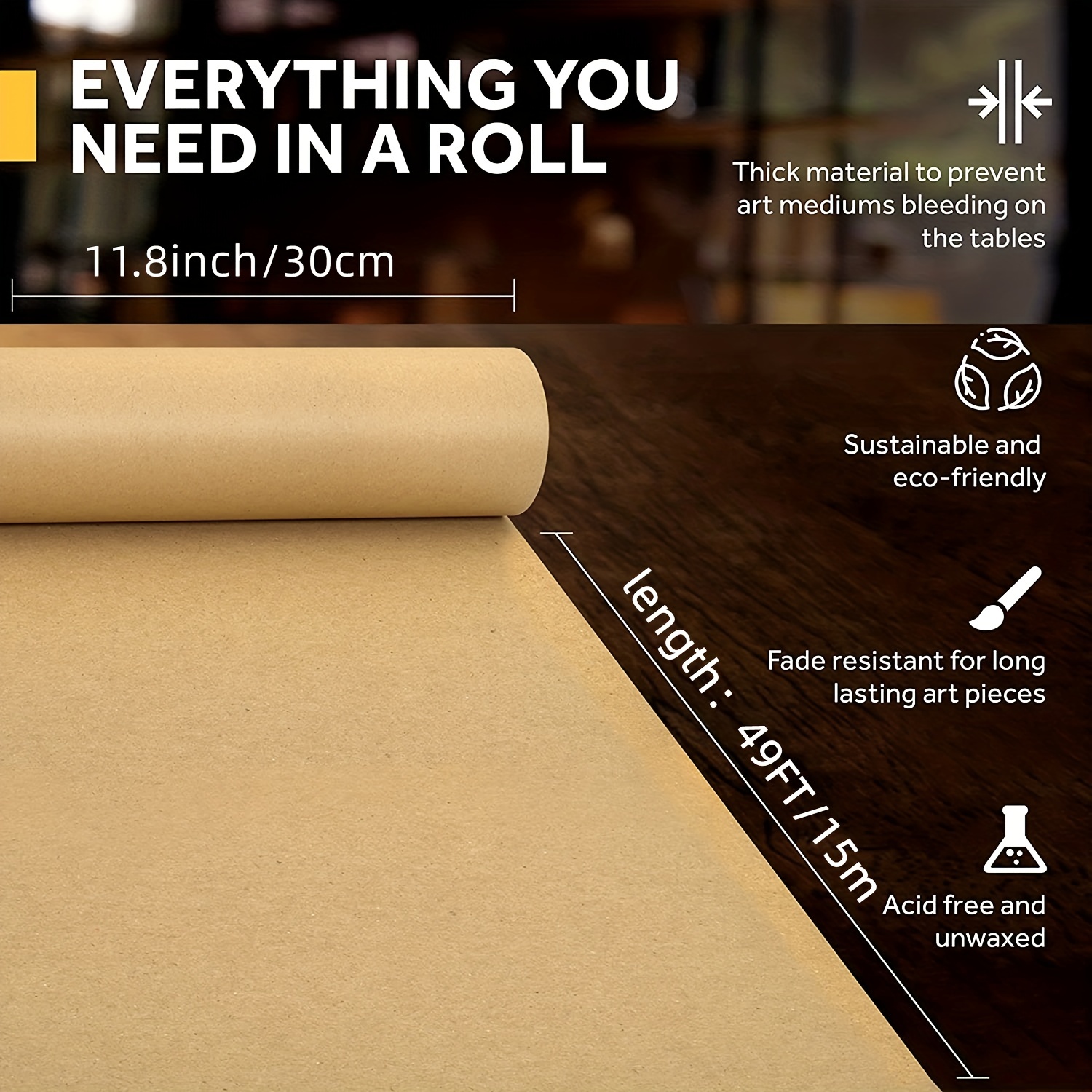 Kraft Paper Roll Ideal For Pac - مراجعة Art Craft Board وسعره
