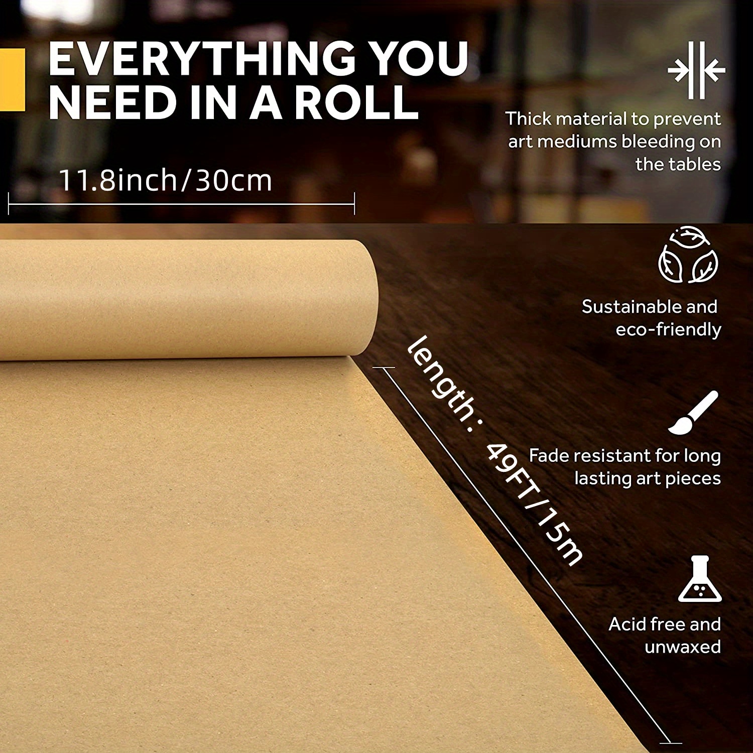 Kraft Paper Roll Ideal For Pac - مراجعة Art Craft Board وسعره