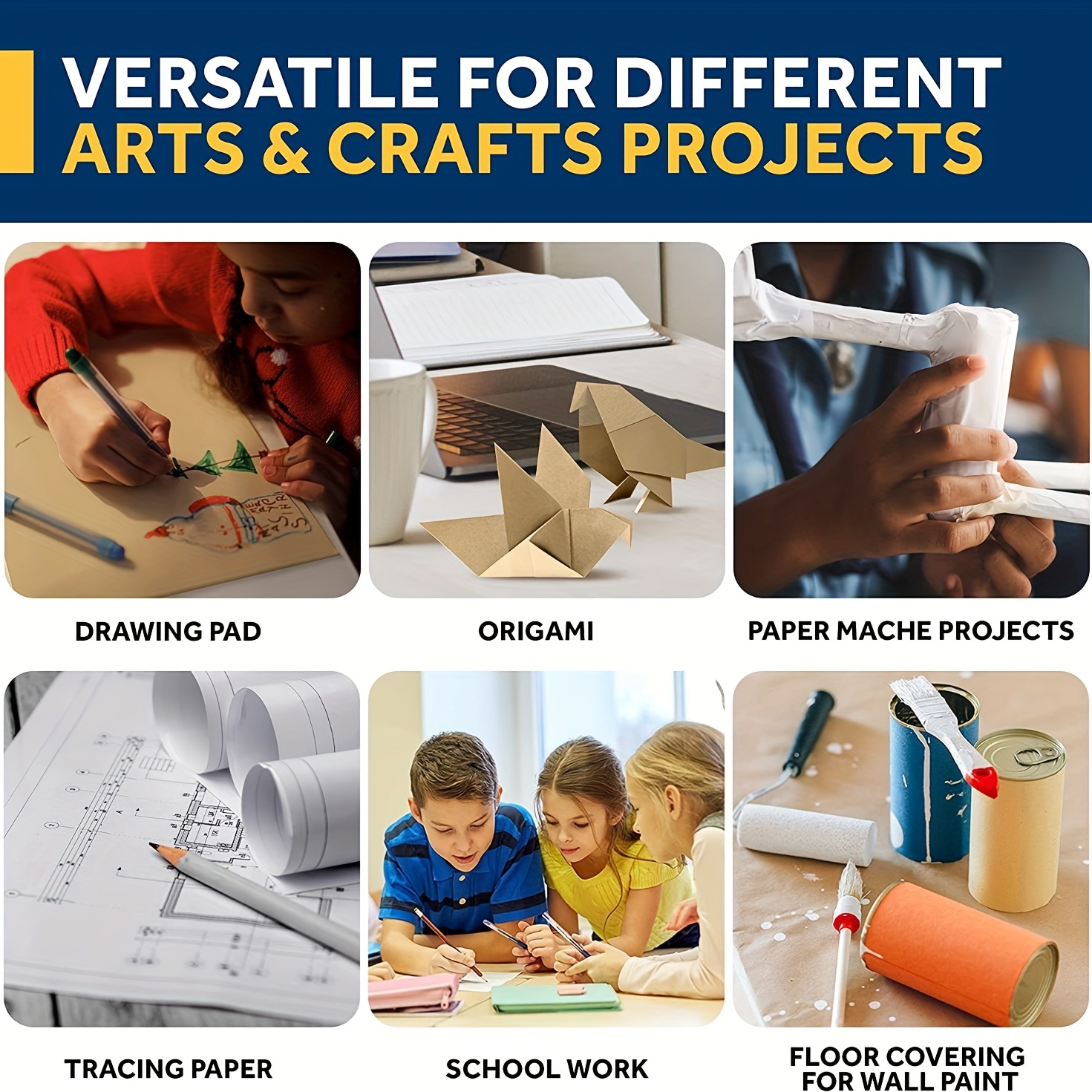 Kraft Paper Roll Ideal For Pac - مراجعة Art Craft Board وسعره