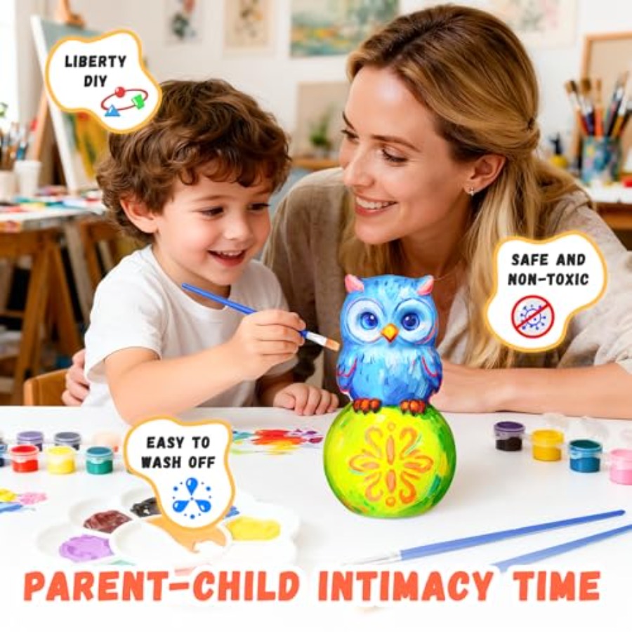 Paint Your Own Lamp Kit, Arts  - مراجعة Light Art And Craft وسعره