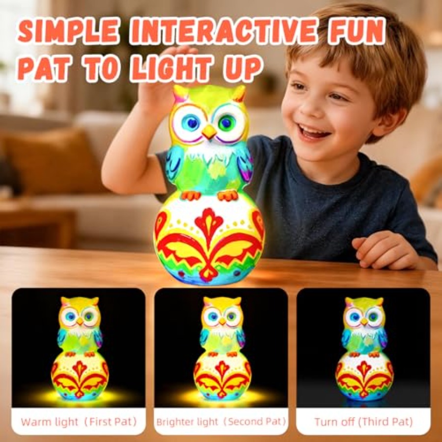 Paint Your Own Lamp Kit, Arts  - مراجعة Light Art And Craft وسعره