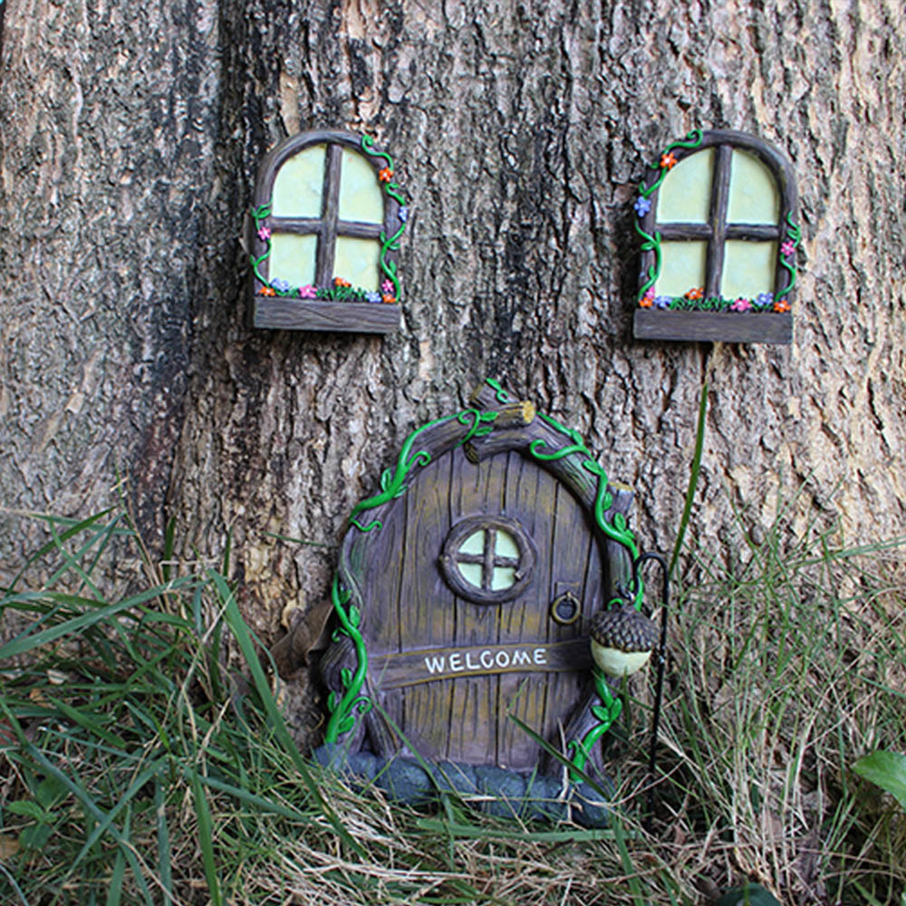 3pcs Tree Sculpture Garden Gno - مراجعة Art Craft Tree وسعره