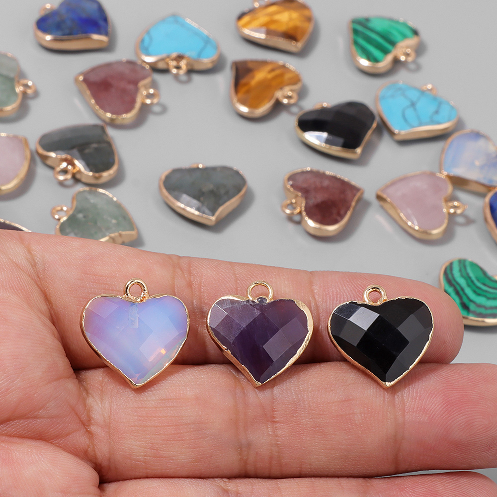 5pcs/set Heart Shaped Natural  - مراجعة Art Craft Eyes وسعره