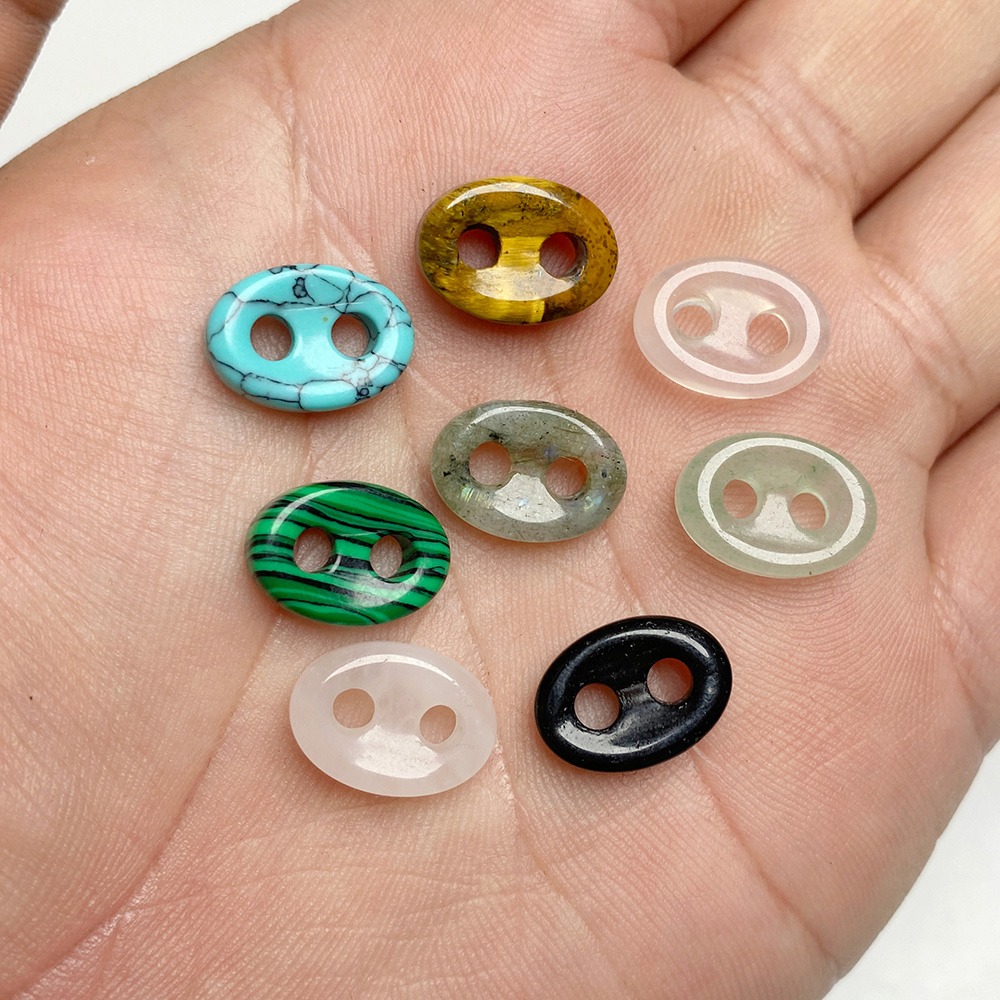 2Pcs Pig Nose Shape Beads Ston - مراجعة Art Craft Eyes وسعره