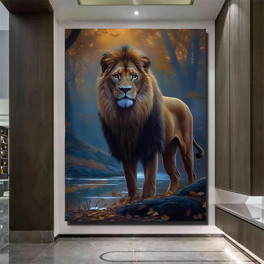 5D Diamond Art Kit Jungle Anim - مراجعة Art And Craft Jungle وسعره