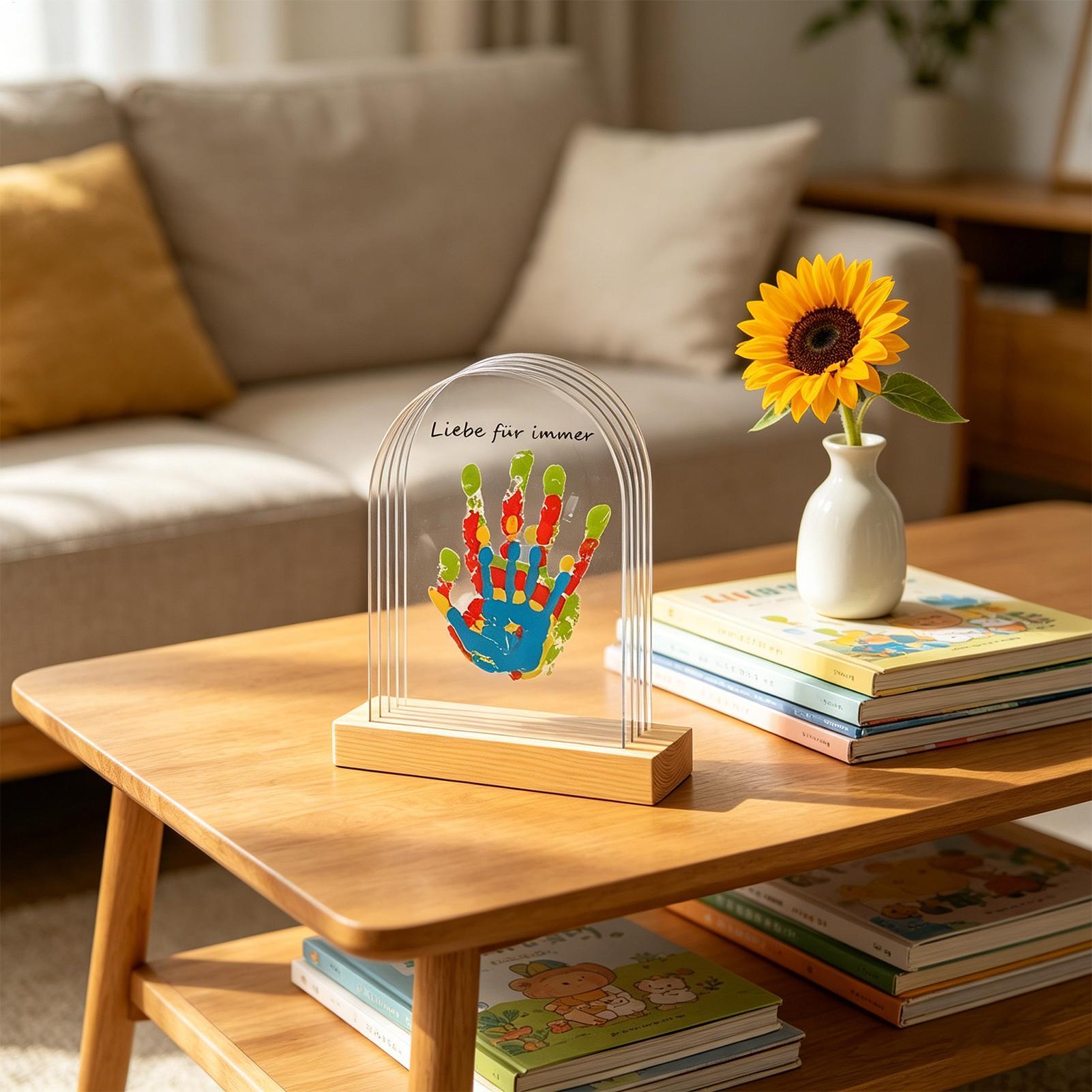Family Handprint Kit with Ligh - مراجعة Light Art And Craft وسعره