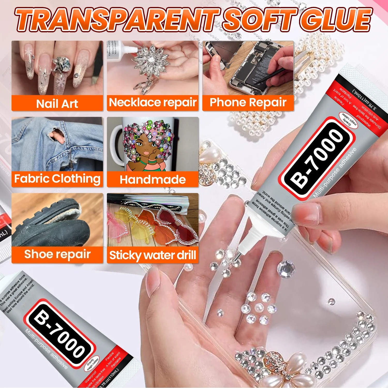 Super Glue B-7000 Loolifl 1-10 - مراجعة Art Craft Market وسعره