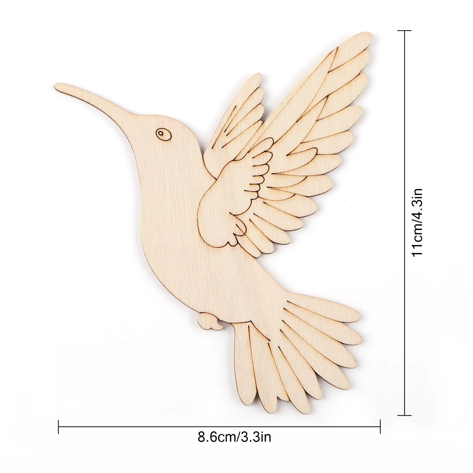 10pcs Unfinished Wood Animal B - مراجعة Art & Craft Toys For Kids وسعره