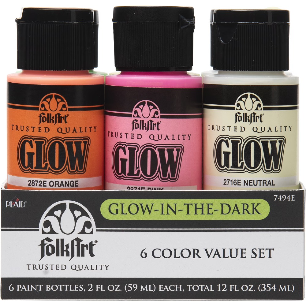 Glow in the Dark Acrylic Paint - مراجعة Light Art And Craft وسعره