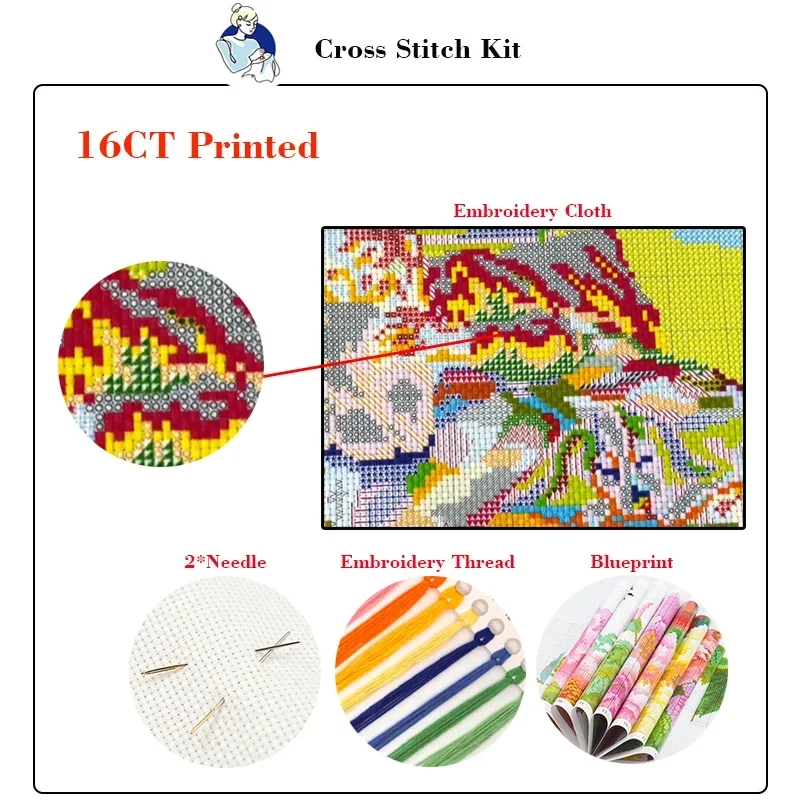 Joy Sunday Cross Stitch Kit Ol - مراجعة Art Craft Tree وسعره