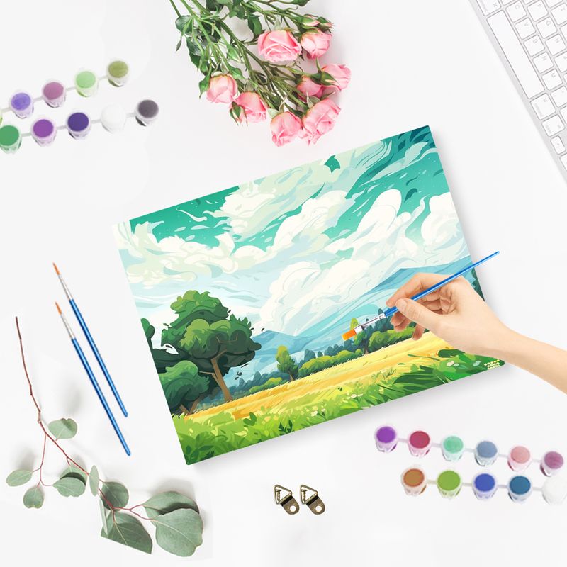 PhotoCustom Painting By Number - مراجعة Art And Craft Jungle وسعره