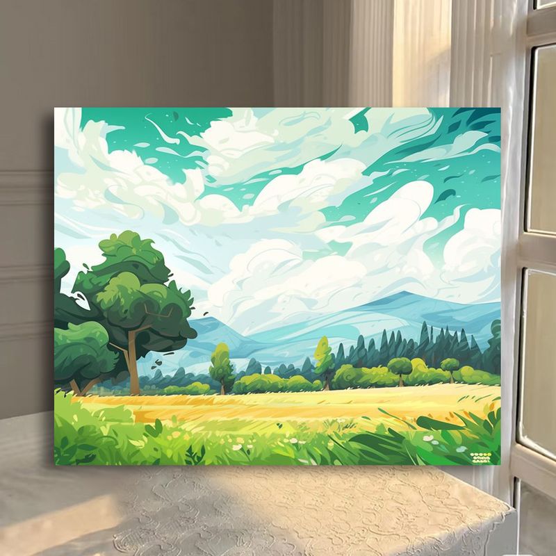 PhotoCustom Painting By Number - مراجعة Art And Craft Jungle وسعره