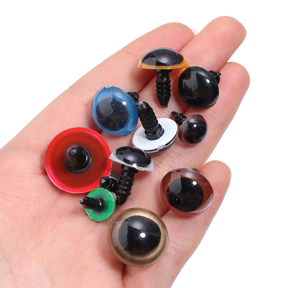50set 8-20mm Plush Toys Black  - مراجعة Art Craft Eyes وسعره