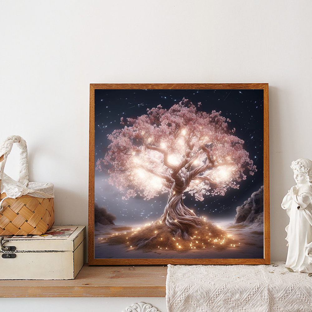 5D DIY 30*30CM Full Round Dril - مراجعة Art Craft Tree وسعره
