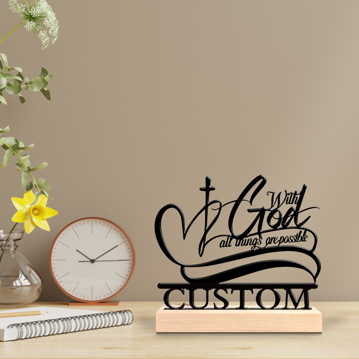 1pc Creative Christian love Cu - مراجعة Art Craft Love وسعره