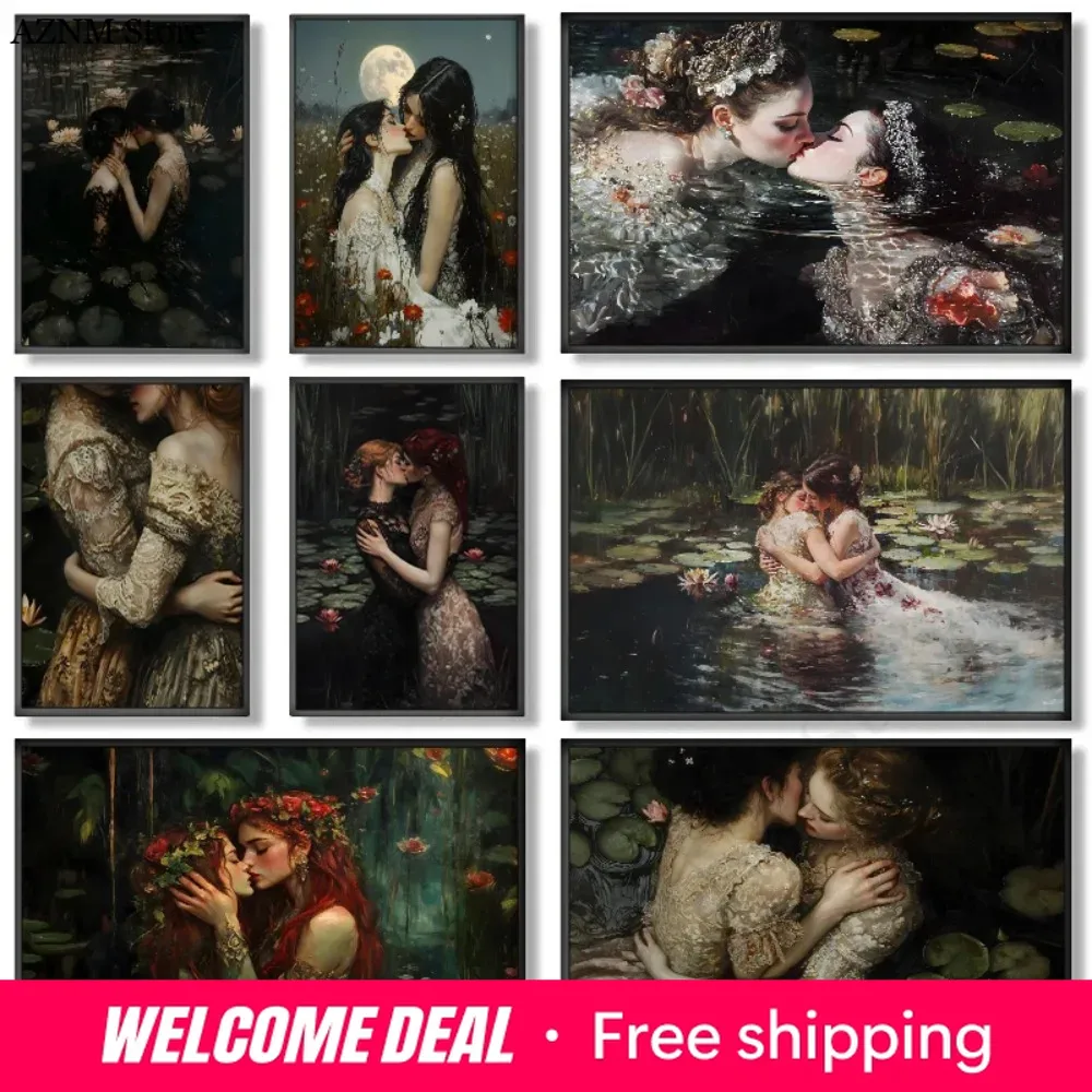 Victorian Lesbian Gothic Poste - مراجعة Art Craft Love وسعره