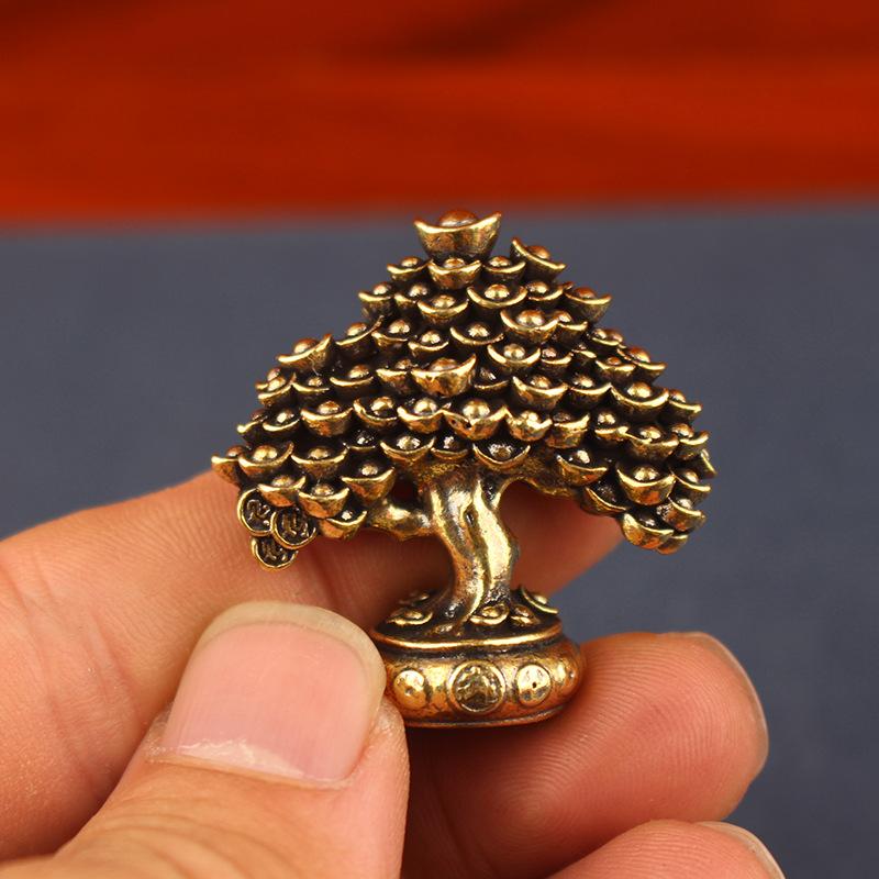 Vintage Brass Ingot Fortune Tr - مراجعة Art Craft Tree وسعره