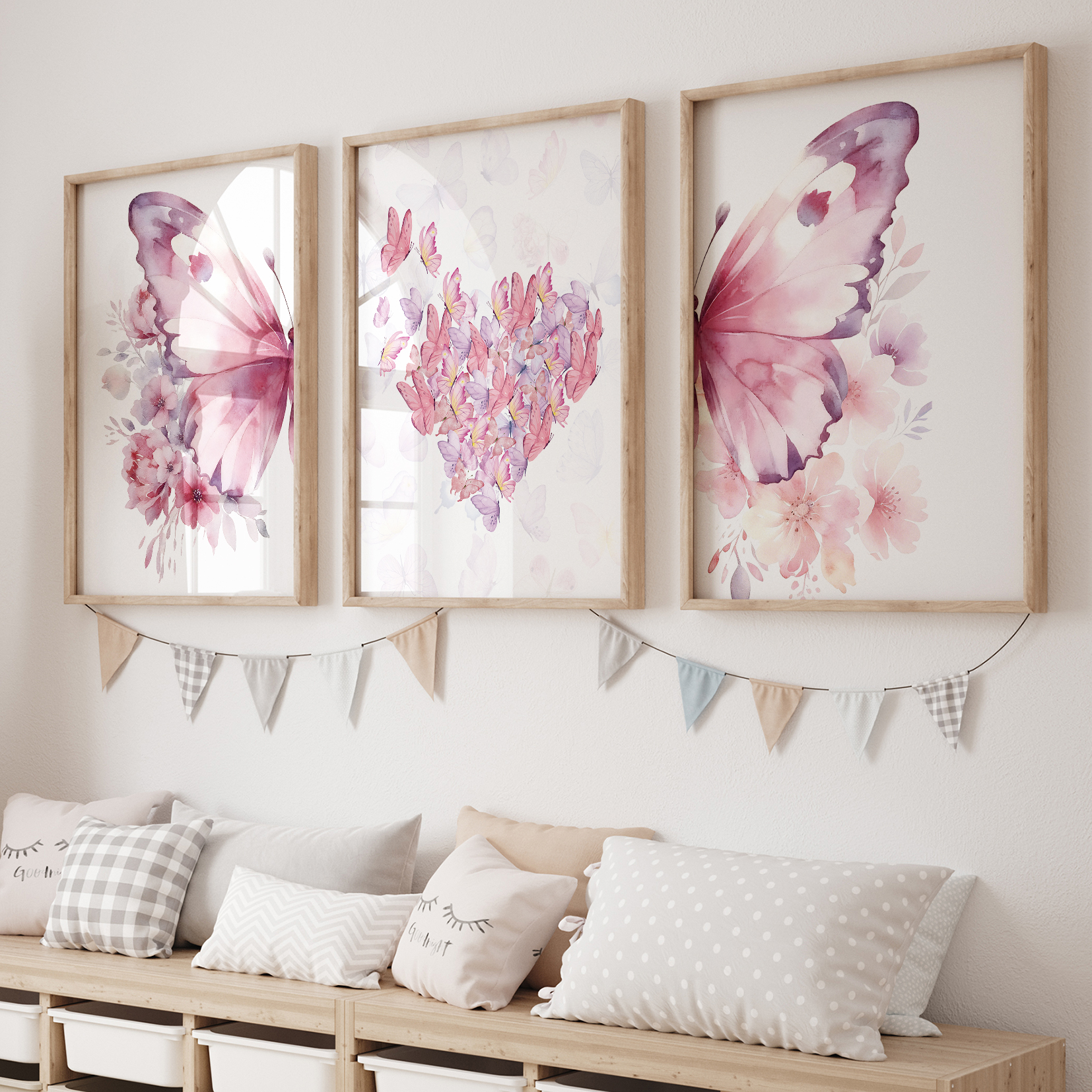 3pcs Cartoon Children Pink Lov - مراجعة Art Craft Love وسعره