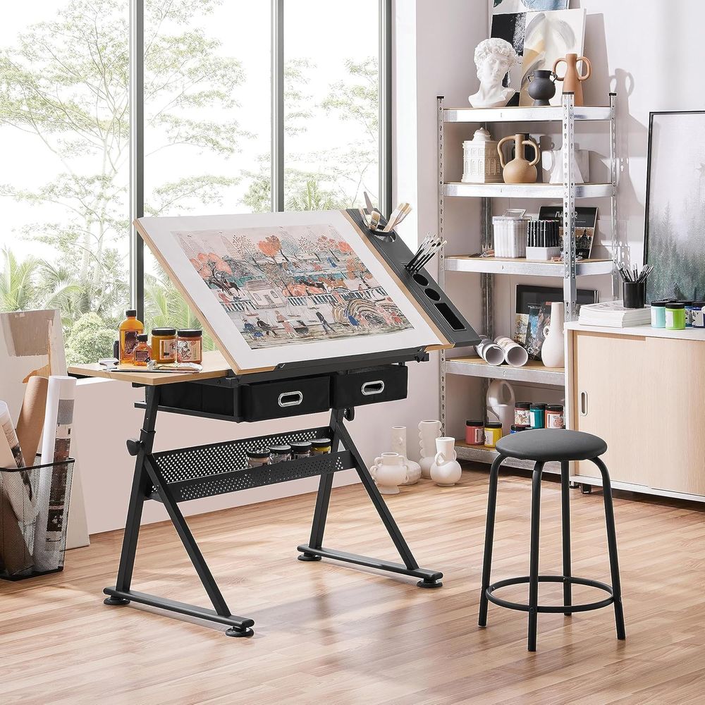 Height Adjustable Drating Tabl - مراجعة Art & Craft Toys For Kids وسعره